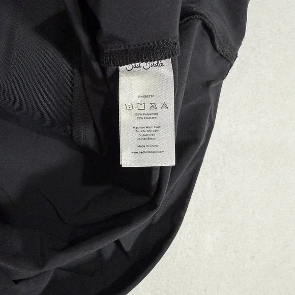 NWT Bad Birdie Men's Bad Elements Lightweight Wind Golf Vest Small Black